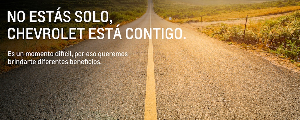Chevrolet está contigo, Servicios Financieros y Servicio Certificado apoyo COVID-19