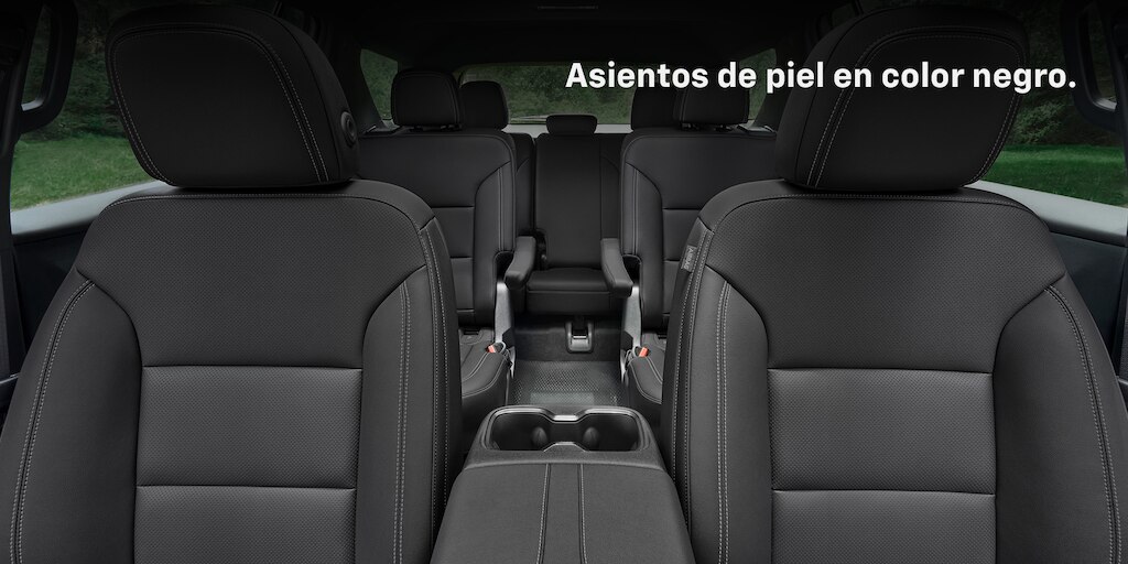 Nueva Chevrolet Traverse 2024, camioneta familiar con confortables asientos de piel para 8 pasajeros