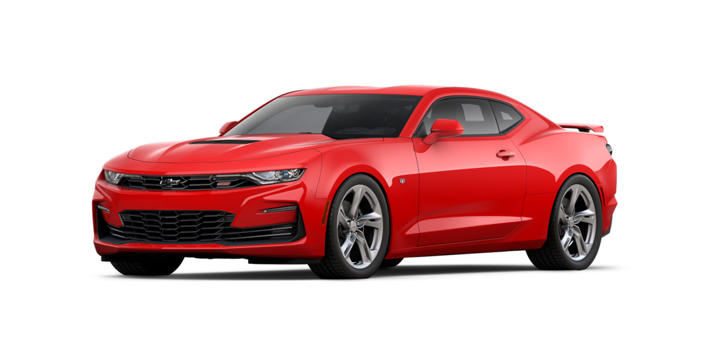 Chevrolet Camaro Coupé 2024, auto deportivo en color Red Hot