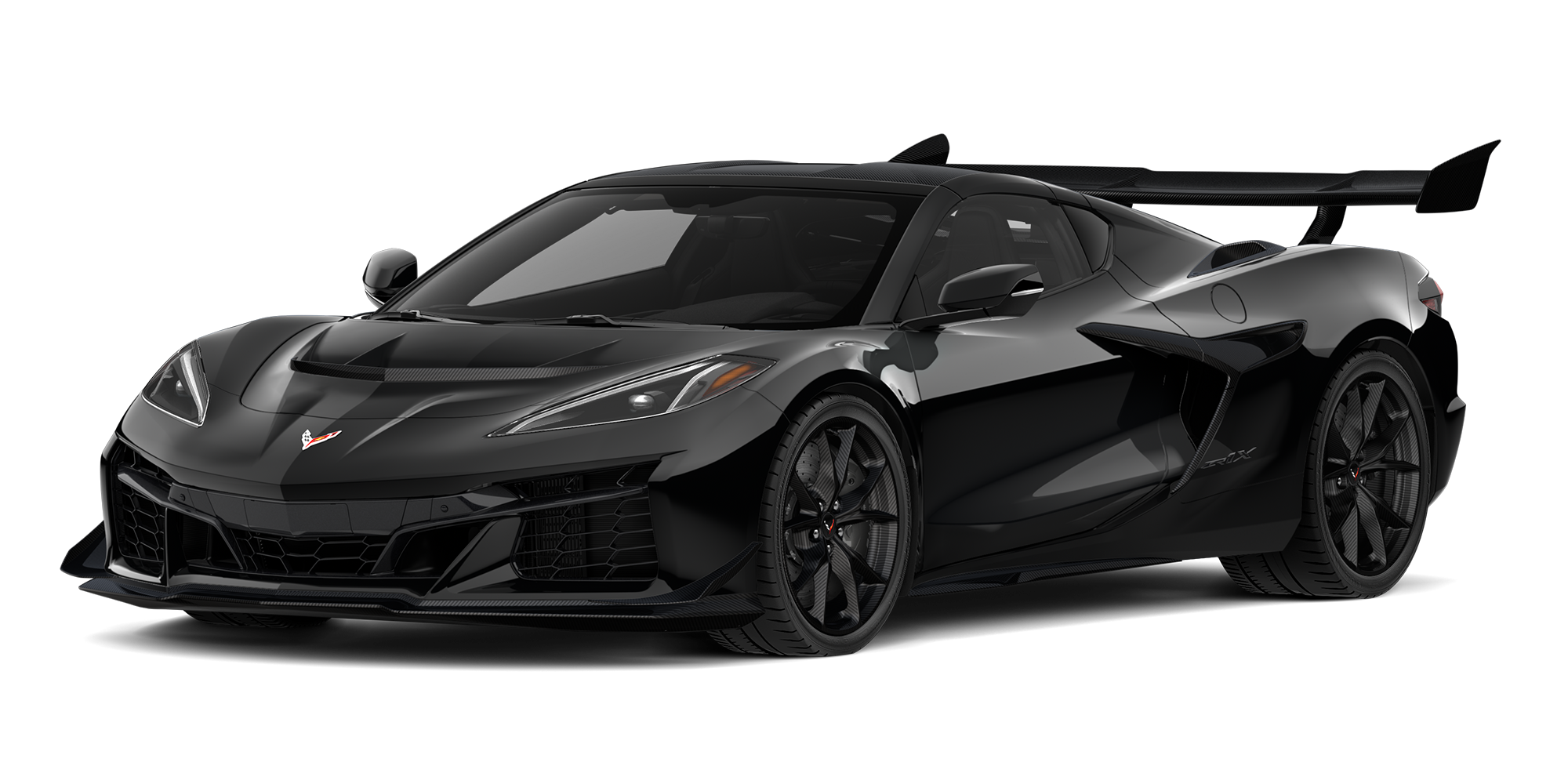 Corvette ZR1X en color black