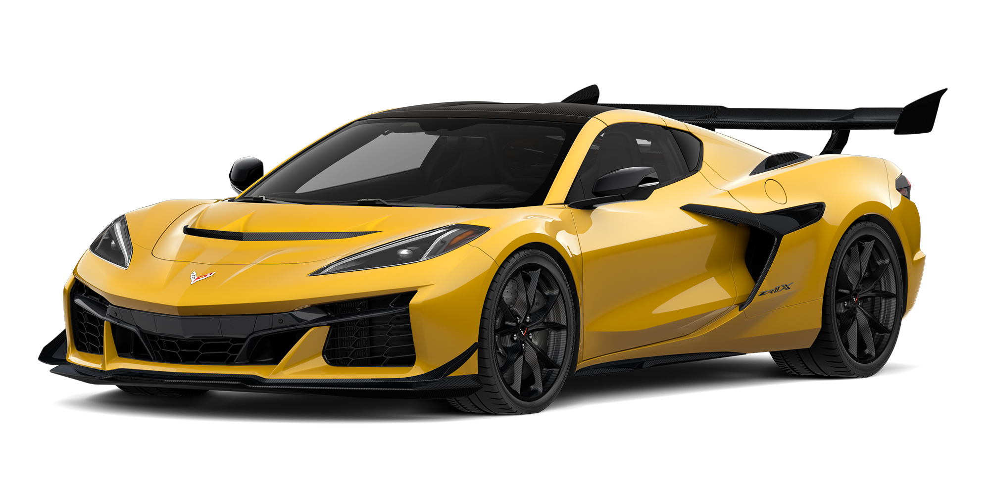 Corvette ZR1X en color Yellow Jacket Tint Metallic