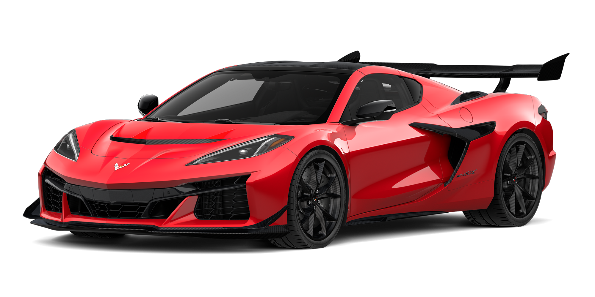 Corvette ZR1X en color Torch Red